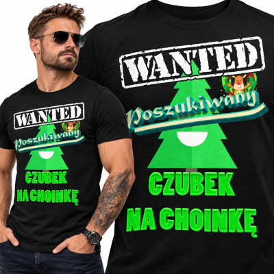 KOSZULKA ŚWIĄTECZNA WANTED POSZUKIWANY