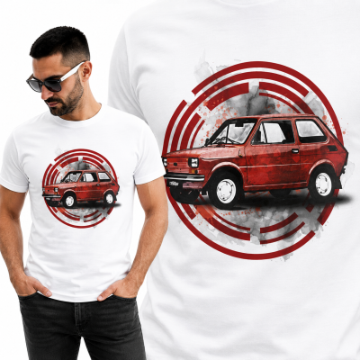 KOSZULKA AUTA PRL FIAT 126P