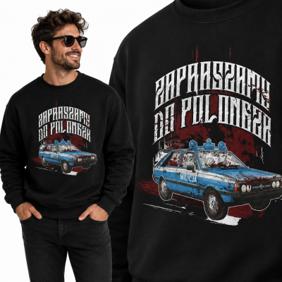 BLUZA AUTA  PRL POLONEZ MILICJA