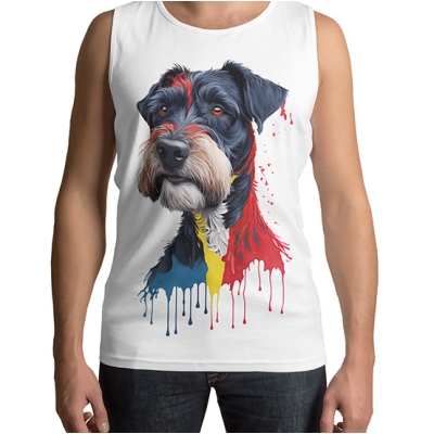 TANK TOP SCHNAUZER BLACK