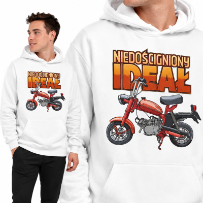 BLUZA Z KAPTUREM AUTA PRL MOTORYNKA