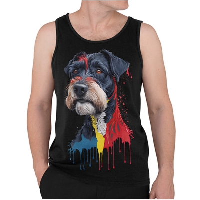 TANK TOP SCHNAUZER BLACK