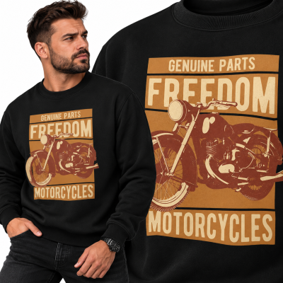 BLUZA ŚMIESZNA FREEDOM MOTO