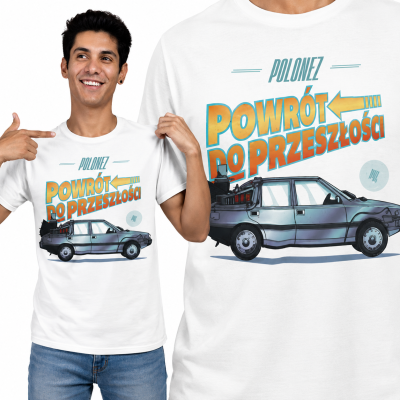 KOSZULKA AUTA PRL POLONEZ POWRÓT