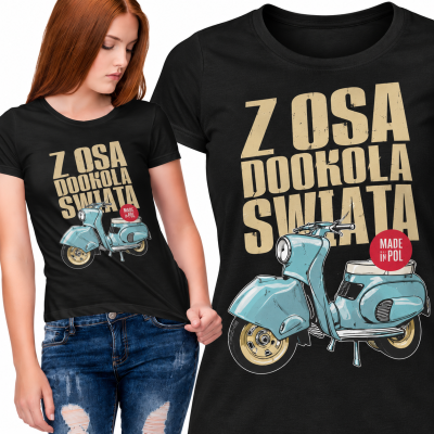 DAMSKA KOSZULKA AUTA PRL OSA