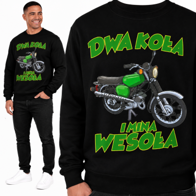 BLUZA AUTA  PRL SIMSON DWA KOŁA
