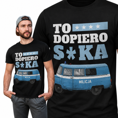 KOSZULKA AUTA PRL NYSKA
