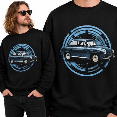 BLUZA AUTA PRL Syrenka