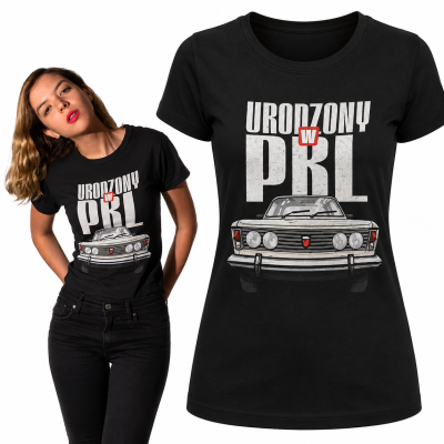 DAMSKA KOSZULKA AUTA PRL  DUŻY FIAT2