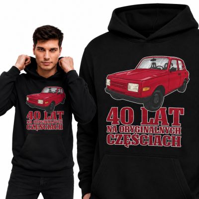 BLUZA Z KAPTUREM AUTA PRL WARTBURG