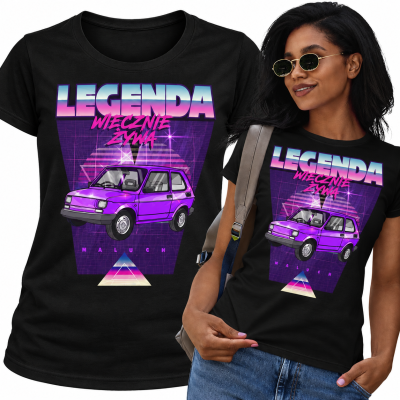 KOSZULKA DAMSKA AUTA PRL LEGENDA