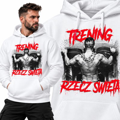 BLUZA Z KAPTUREM SPORTY WALKI TRENING RS