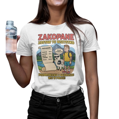 KOSZULKA DAMSKA Zakopane Zostaw Wszystko