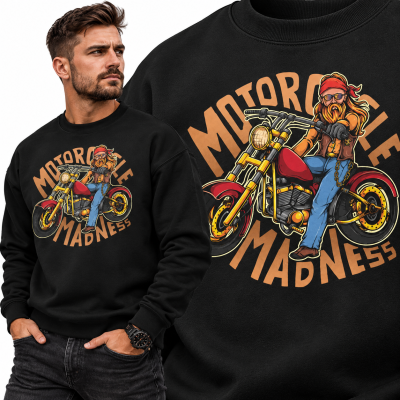 BLUZA ŚMIESZNA MOTORCYCLE MADNESS