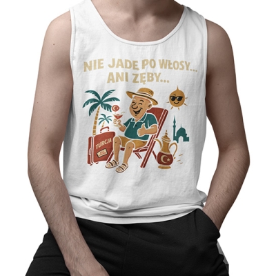 TANK TOP WAKACYJNY  Zęby Włosy Turcja
