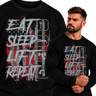 LONGSLEEVE NA SIŁOWNIĘ  AMERICAN LIFT