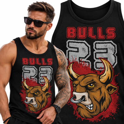 TANK TOP NA SIŁOWNIĘ BULLS