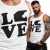 TANK TOP ŚMIESZNY MOTORYZACYJNE LOVE CROSS