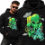 BLUZA Z KAPTUREM ALIEN CANNABIS