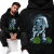 BLUZA Z KAPTUREM ASTRONAUT CANNABIS