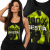 TANK TOP DAMSKI NA SIŁOWNIĘ  100 BESTIA