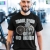 KOSZULKA NA SIŁOWNIĘ TRAIN HARD CZARNA
