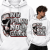 BLUZA Z KAPTUREM NA SIŁOWNIĘ NO PAIN NO GAIN SKULL