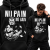 BLUZA Z KAPTUREM NA SIŁOWNIĘ NO PAIN NO GAIN 5
