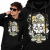 BLUZA Z KAPTUREM  ANIMOWANA  CAMP FIRE SKULL