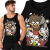 TANK TOP  ANIMOWANY HIPSTER TENNIS PLAYER