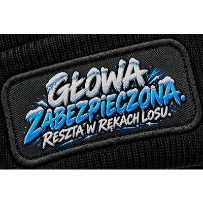Czapka Zimowa Śmieszna Reszta W Rękach Losu