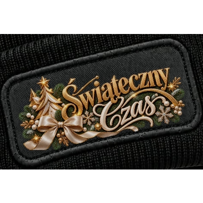 Czapka Zimowa Świąteczna Świąteczny Czas, Zimowy dodatek