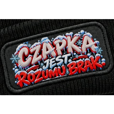 Czapka Zimowa Śmieszna Czapka Rozumu Brak,Nietypowy prezent