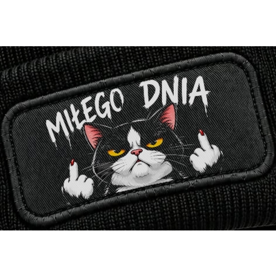 Czapka Zimowa Śmieszna Miłego Dnia, Bez owijania w bawełnę