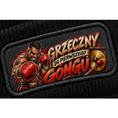 Czapka Zimowa Sport Walki Grzeczny Do Gongu