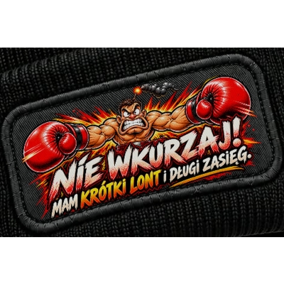 Czapka Zimowa Sporty Walki Krótki Lont