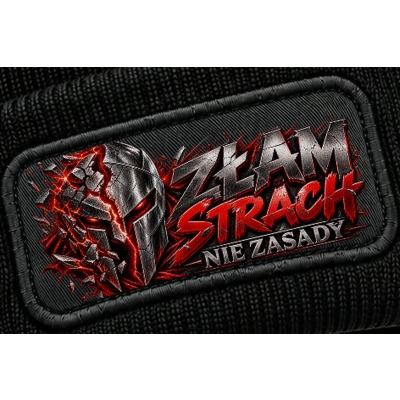 Czapka Zimowa Sporty Walki Złam Strach,Czapka dla zwycięzcy