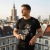 Koszulka Męska Czarna Koci Tata 2 T-Shirt z Nadrukiem Kota