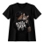 Koszulka Męska Czarna Koci Tata 2 T-Shirt z Nadrukiem Kota