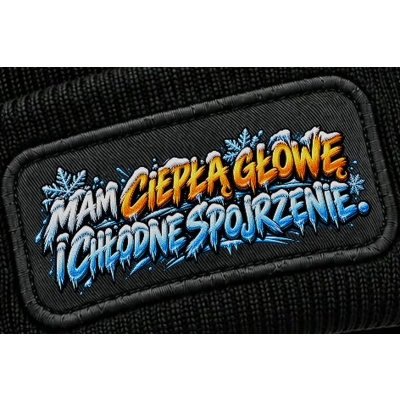 Czapka Zimowa Śmieszna Chłodne Spojrzenie, Czapka na chłodne dni