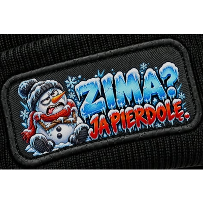 Czapka Zimowa Zima Ja Pierd..., Śmieszna wulgarna czapka