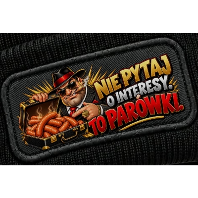 Czapka Zimowa Nie Pytaj O Interesy, czapka z specyficznym poczuciem humoru