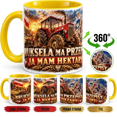 kubek żółty rolnika bruksela ma przepisy 330 ml