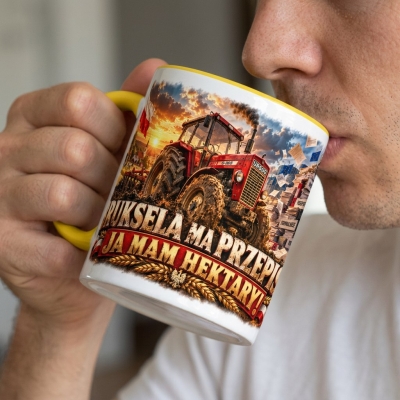 kubek żółty rolnika bruksela ma przepisy 330 ml