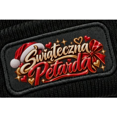 Czapka Zimowa Świąteczna Petarda, Prezent dla niej