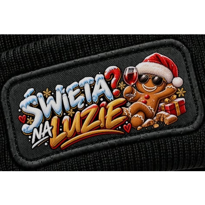 Czapka Zimowa Świąteczna Święta Na Luzie Z Piernikiem