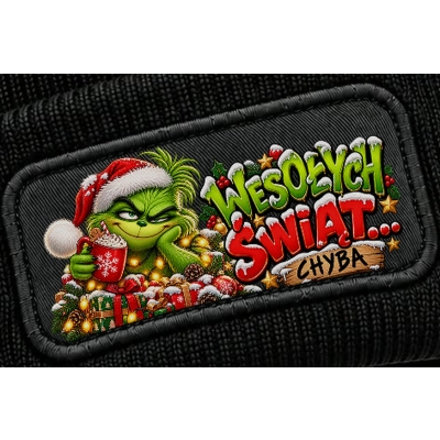 Czapka Zimowa Wesołych Świąt..., czapka zimowa na święta