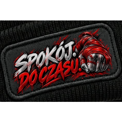 Czapka Zimowa Sporty Walki Spokój Do Czasu,Czapka dla pasjonata sportu