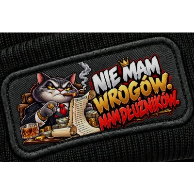 Czapka Zimowa Nie Mam Wrogów, czapka zimowa humorystyczna