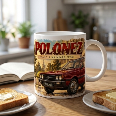 Kubek Biały Polonez Hostel, Auta PRL
